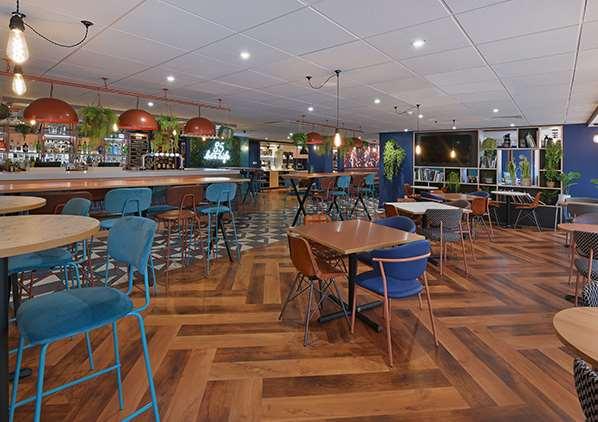 Travelodge Kings Cross Royal Scott Londres Restaurante foto